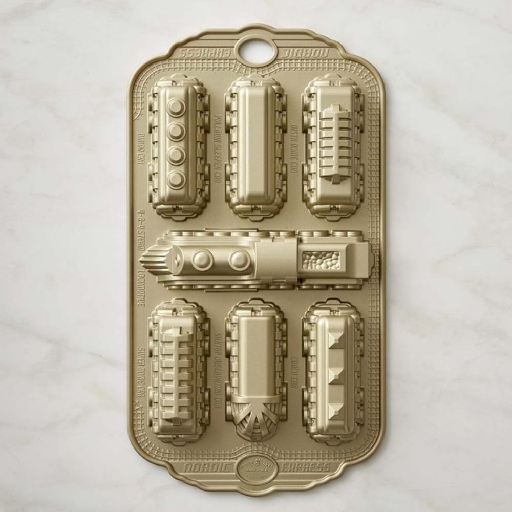 Nordic Ware Train Cakelet Pan William Sonoma